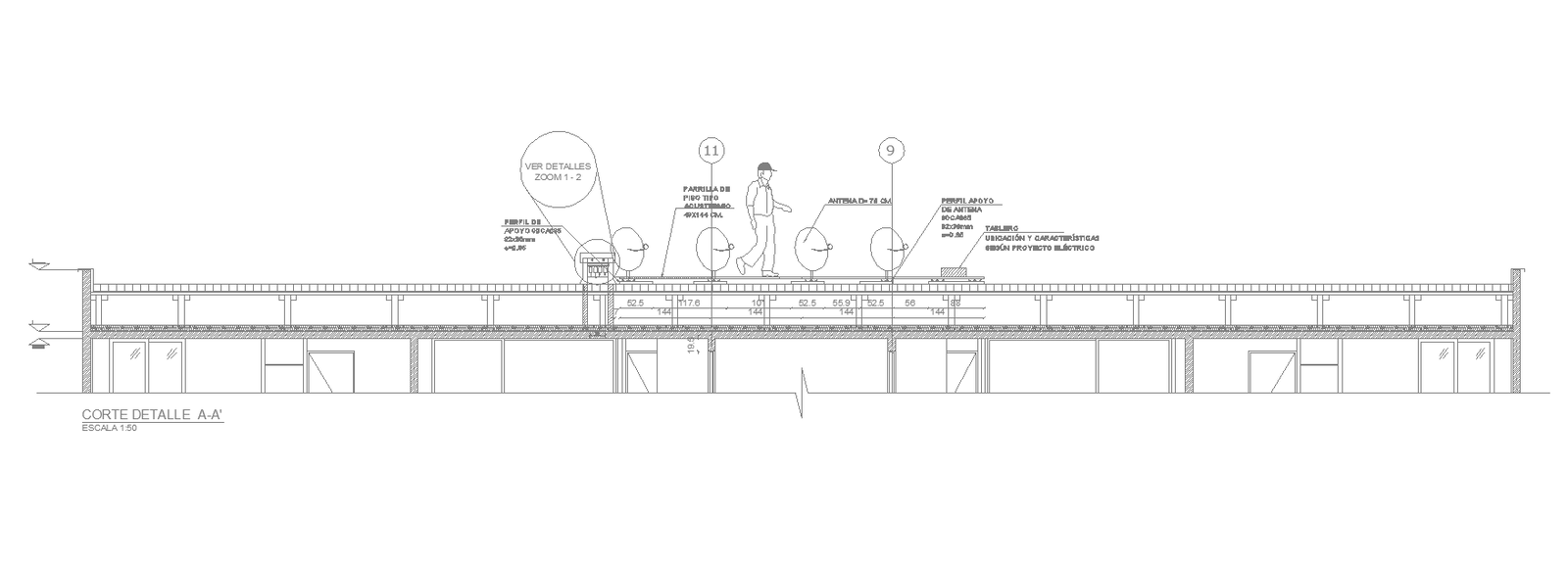 Dish Antenna Elevation design,Download the DWG file.