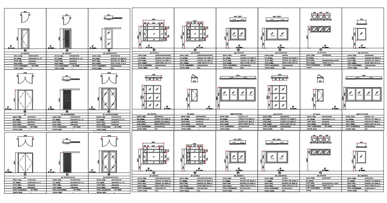Door & window details