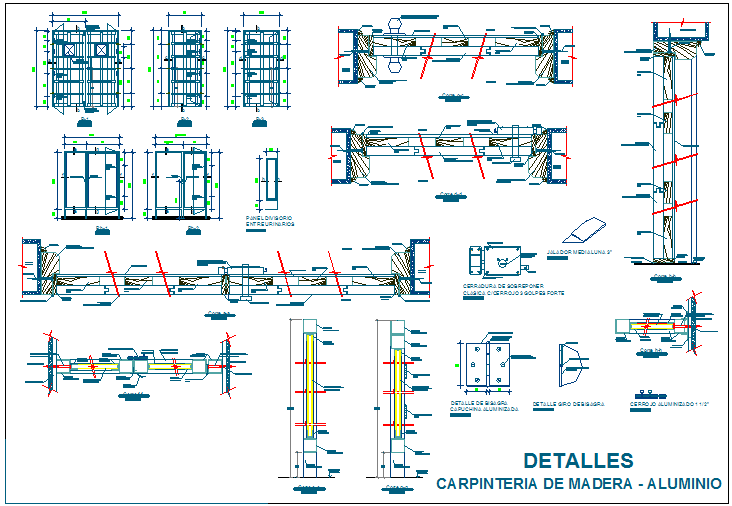 Door design view for law collage dwg file