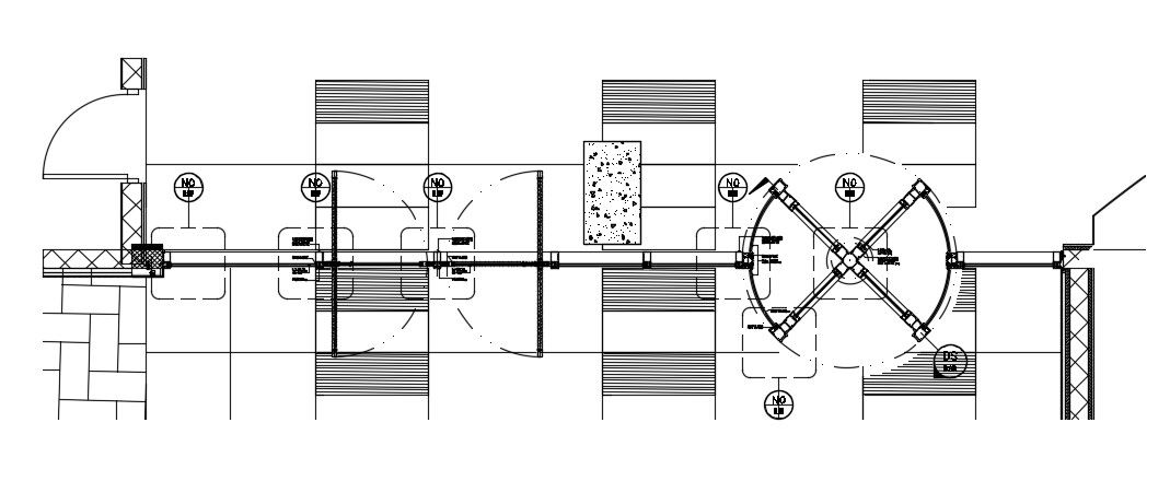 Door Design CAD Drawing Plan Download