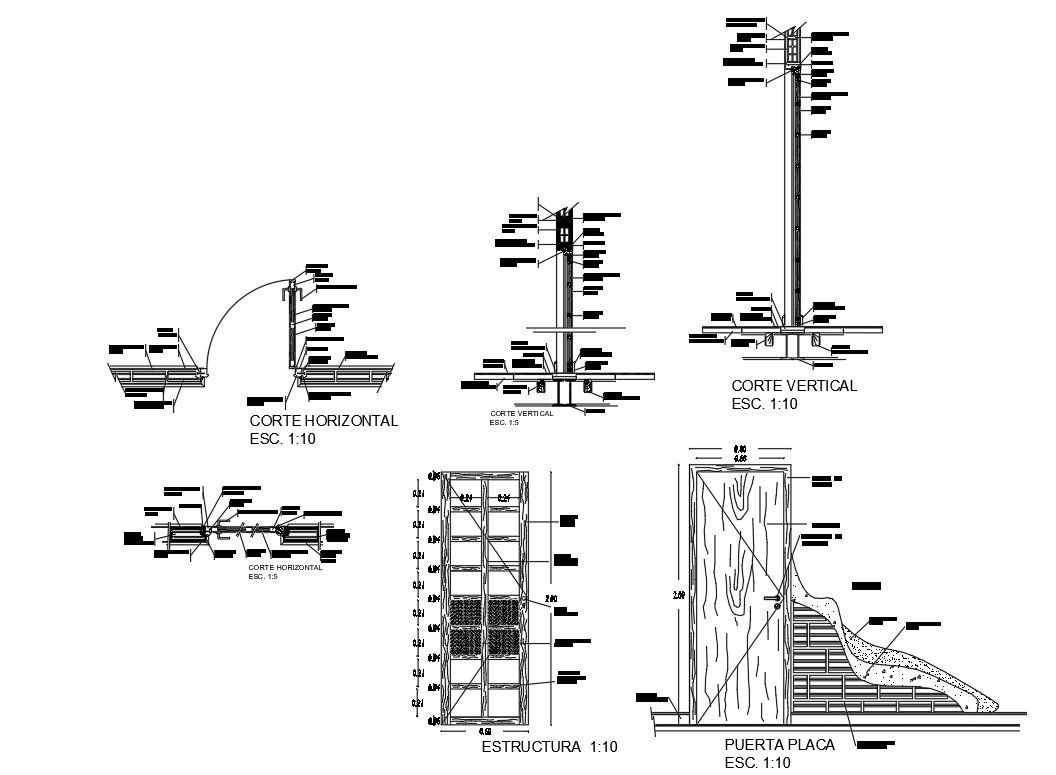 Door Detail In DWG File