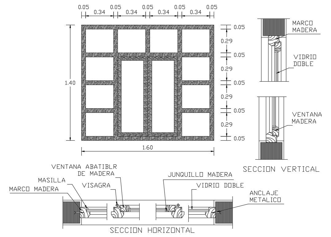 Door Frame Section In AutoCAD File