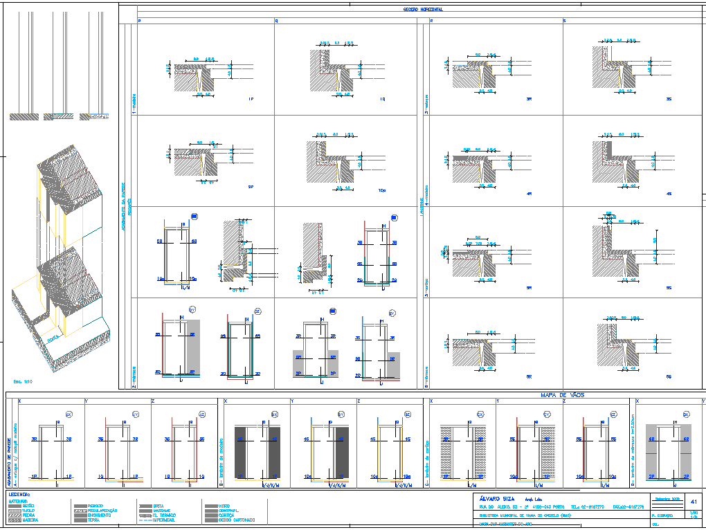 Door Installation Plan dwg file
