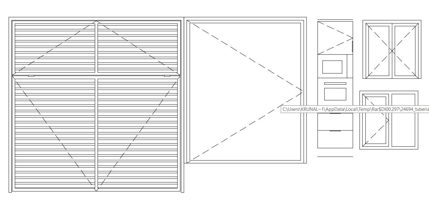 Door Window Details In Free DWG File
