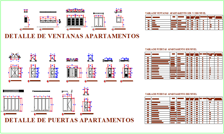 Door and Window detail view