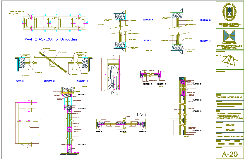 Door and window different type of view of school dwg file