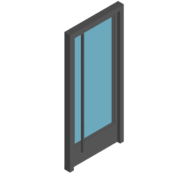 Door design view for external door