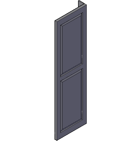 Door design view in 3d
