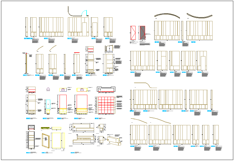 Door detail dwg file