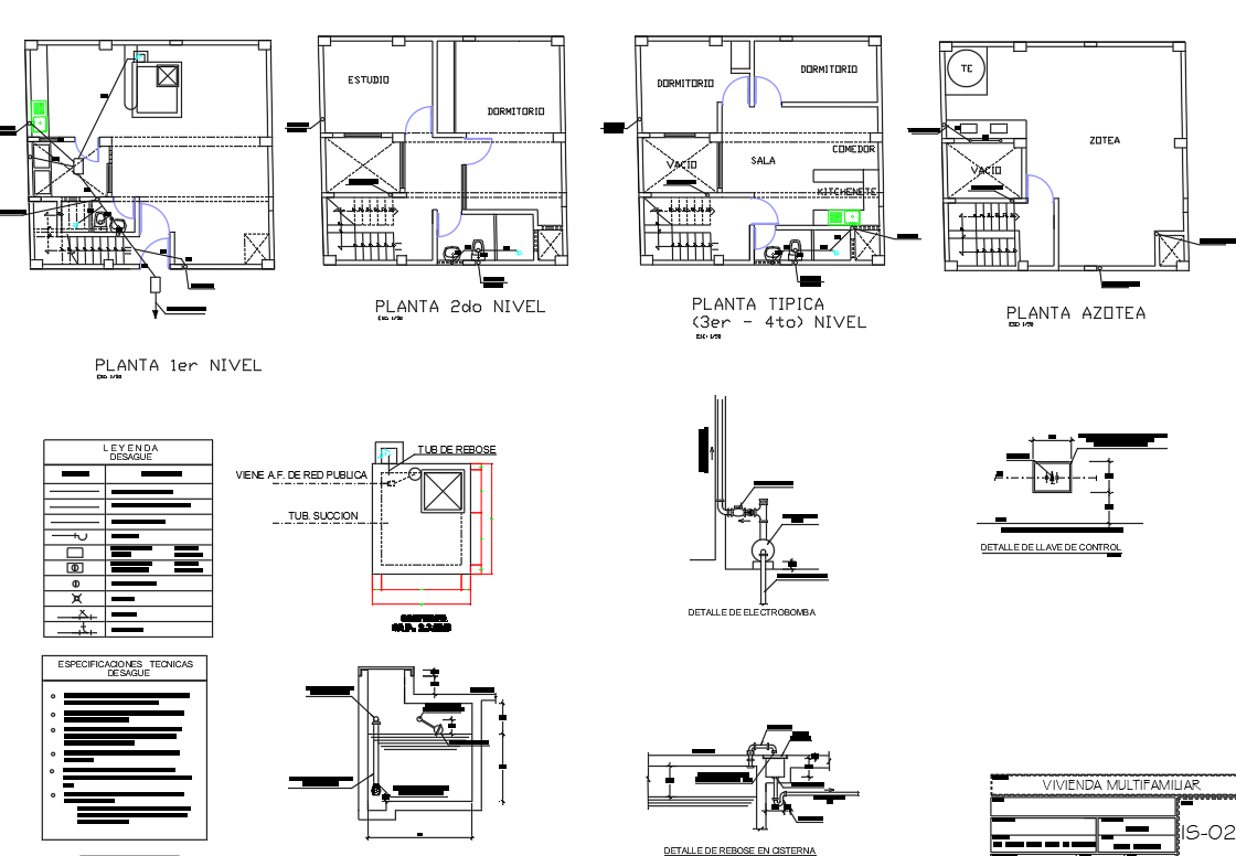 Door frame sectional details