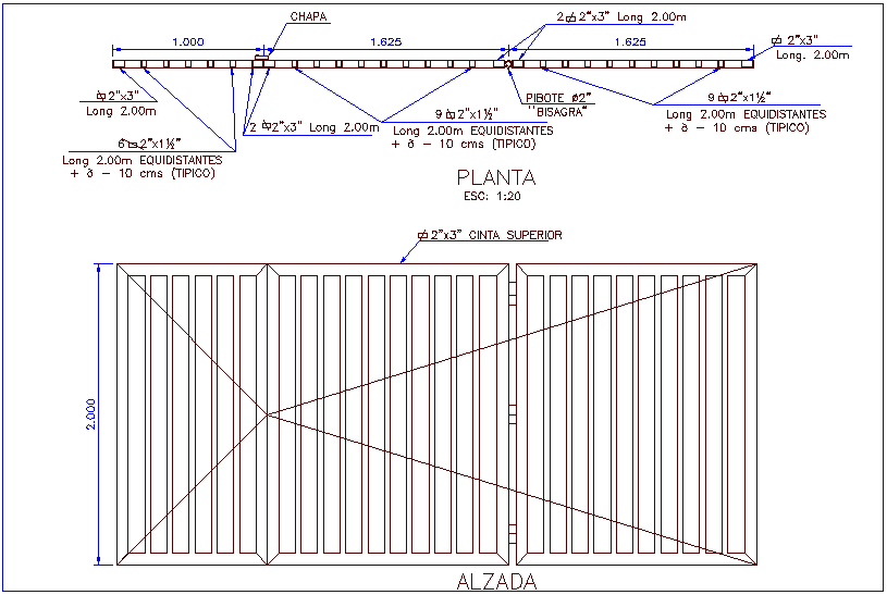 Door plan and elevation view dwg file