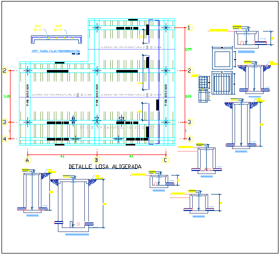 Door window and roof detail view of college structure dwg file
