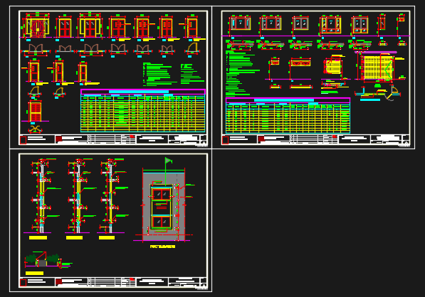 Door Window Detail of Science Laboratory