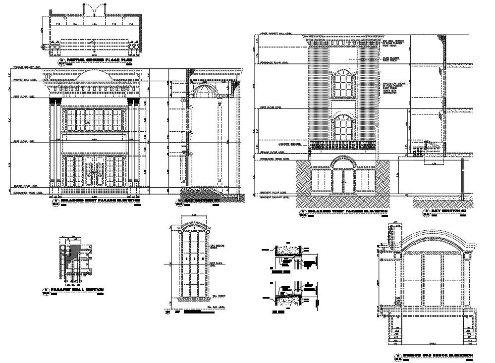 Door and window details of the two storey residential villa is given in the form of autocad drawing model. Download the Autocad DWG drawing file.