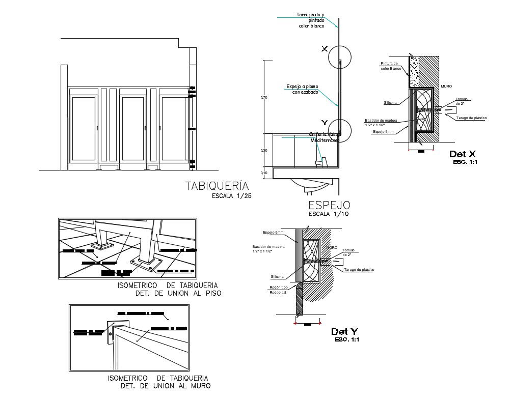 Doors, windows and ventilation installation details of toilets dwg file