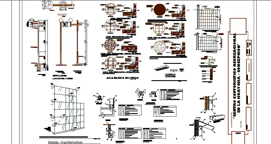Doors and windows installation details of hotel building dwg file