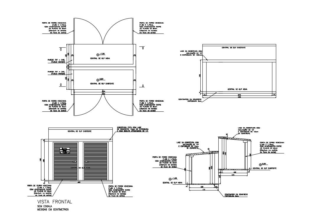 Double Door Design CAD File