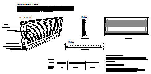 Double glazed window detail design drawing