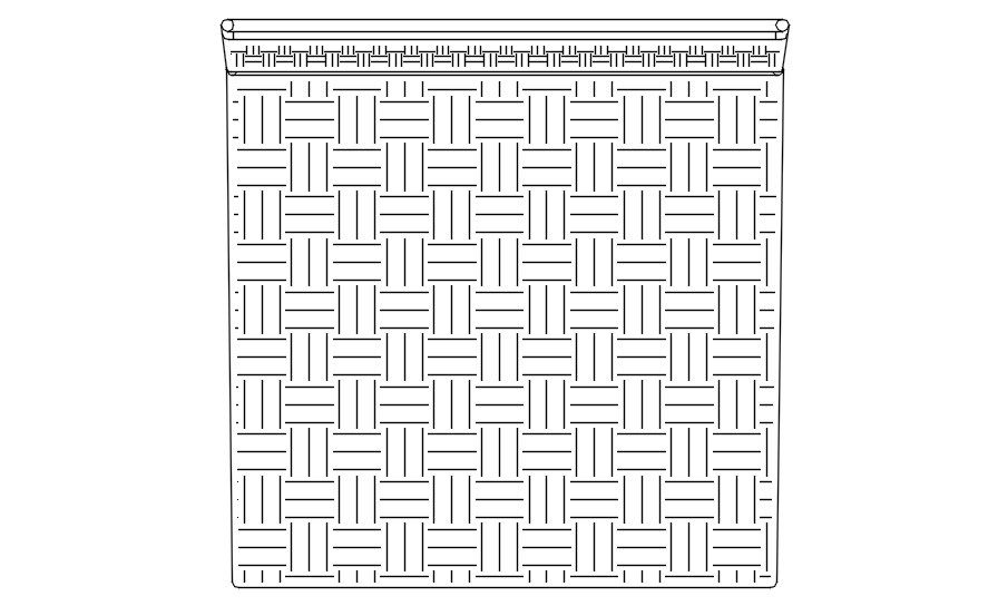 Double Bed 2D CAD Block Download in AutoCAD DWG Format