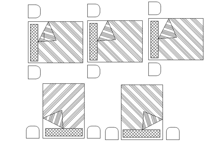 AutoCAD DWG Double Bed CAD Block for Bedroom Plans