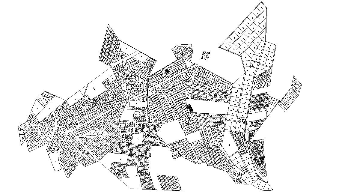 Download AutoCAD Master Town Plan Drawing