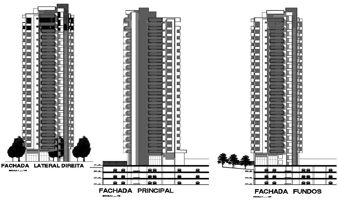 Download Building Elevation CAD File