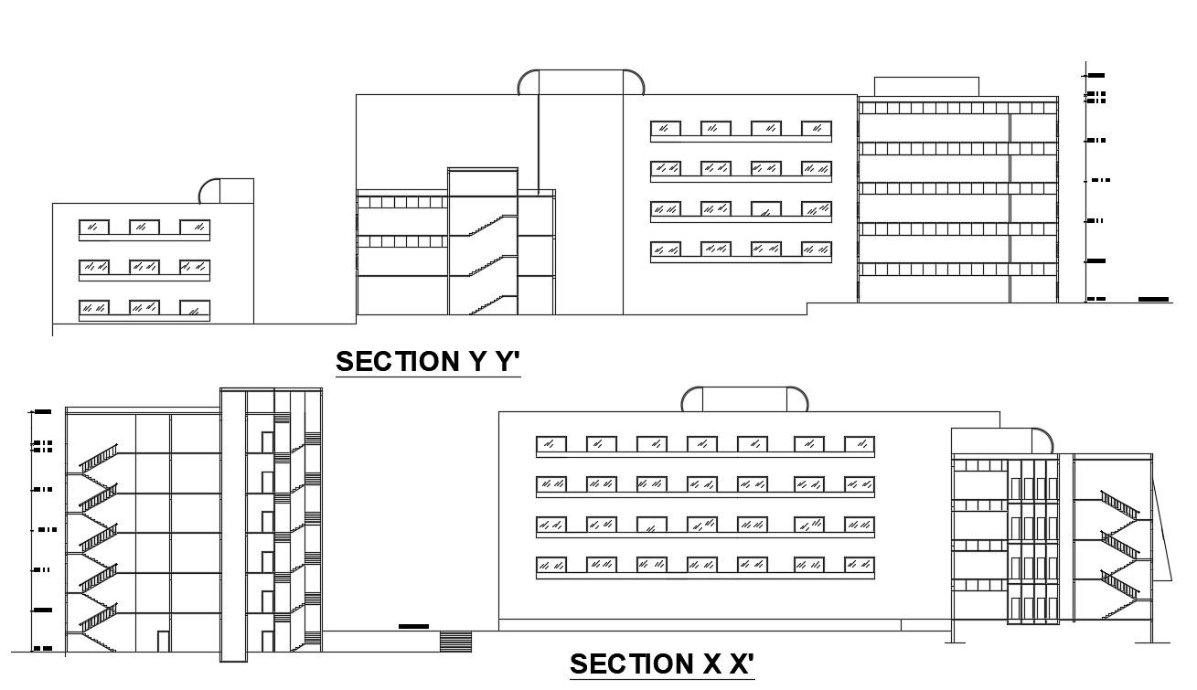 Download Building Section CAD Drawing 