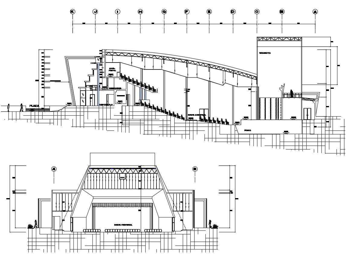 Download Building Section CAD File