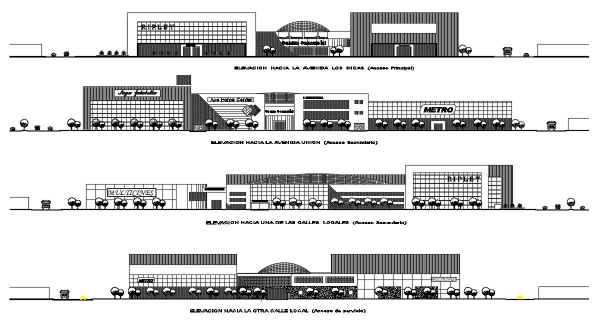 Download Commerce Building CAD file
