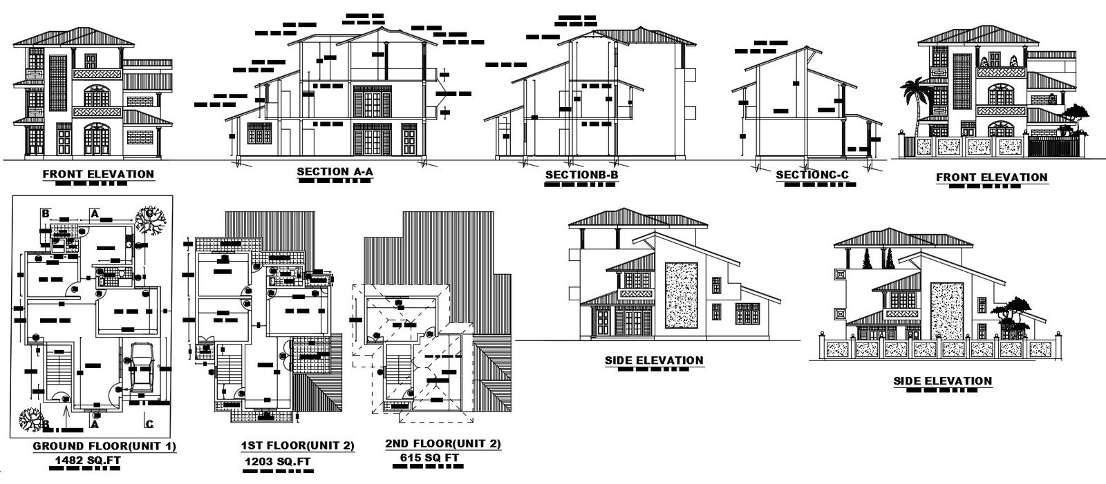 Download Duplex House Plans