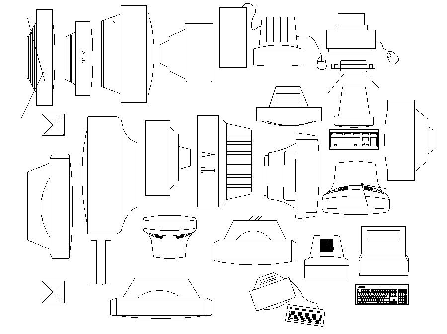 Download Electric CAD blocks