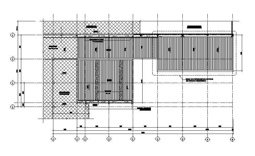Factory Shed AutoCAD Drawing with Structural Layout and Design Details