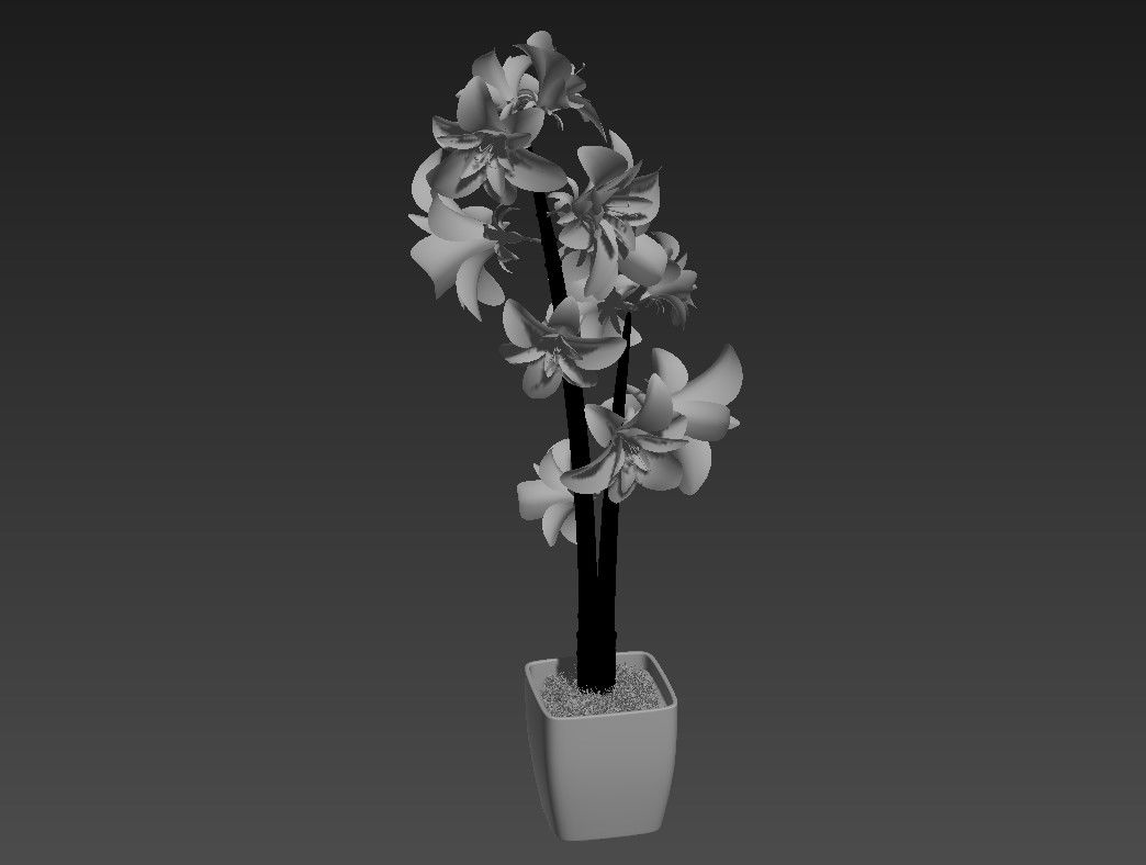 Download Free 3D Flower Plant MAX File