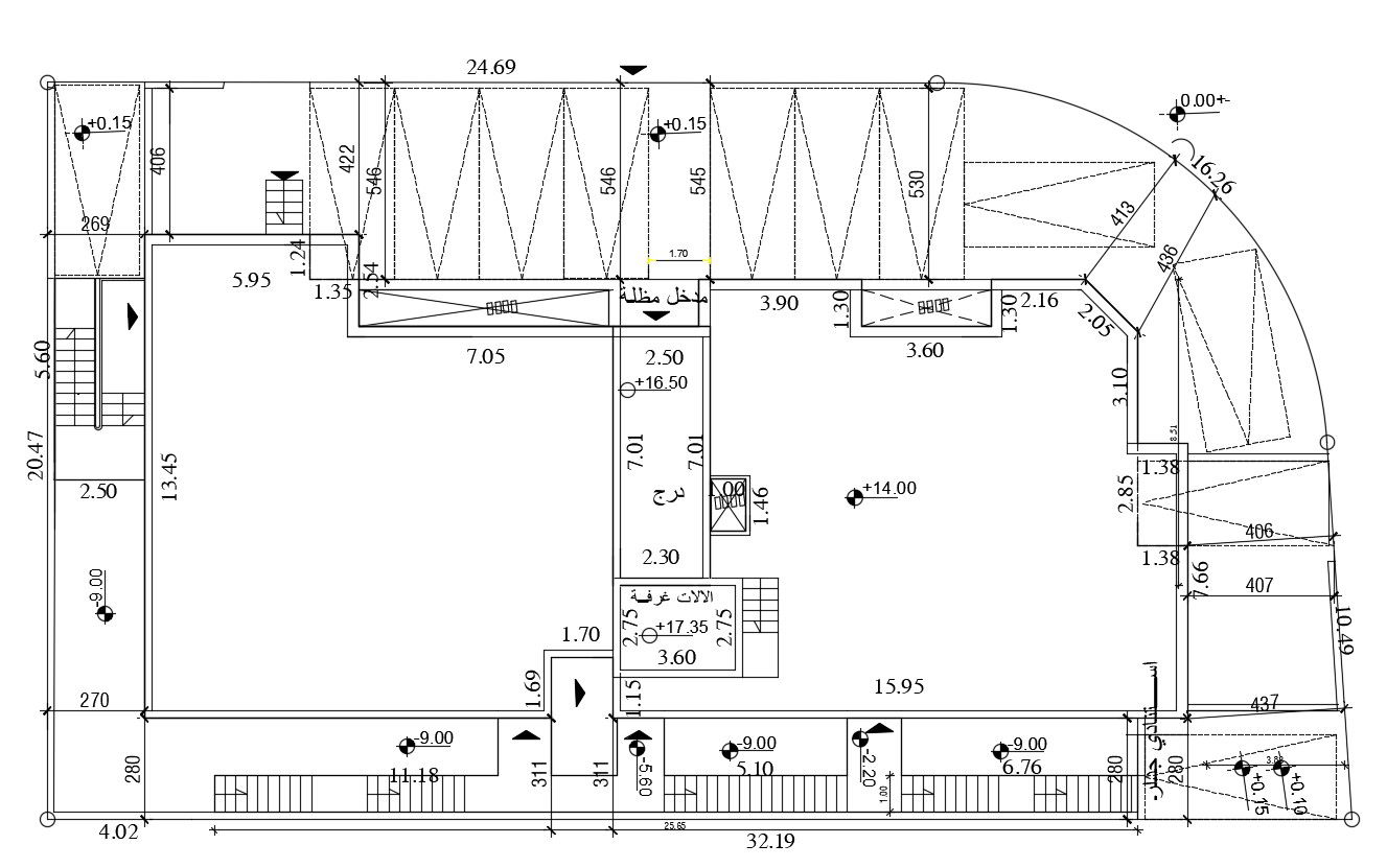 Download Free Apartment Ground floor Parking Plan DWG File