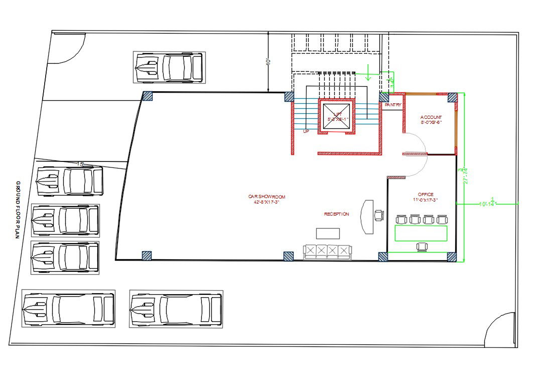Download Free CAD Drawing Of Car Garage Plan AutoCAD File