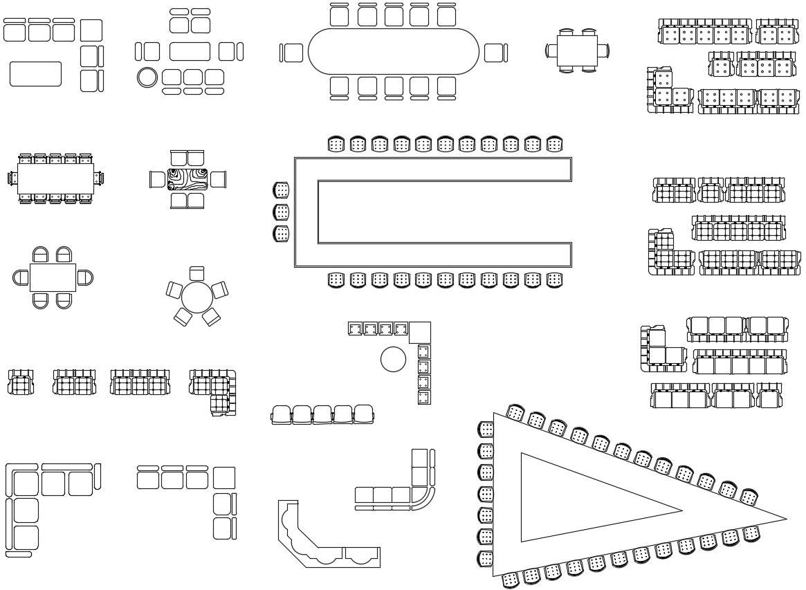 Download Free Furniture CAD Blocks
