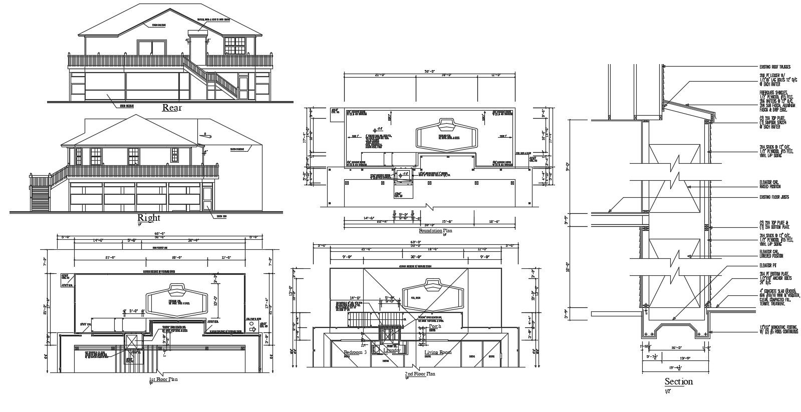 Download Home Project Design AutoCAD Drawing
