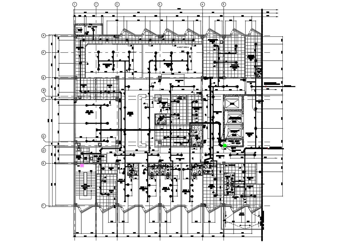Download Hospital Building Design Layout CAD Plan
