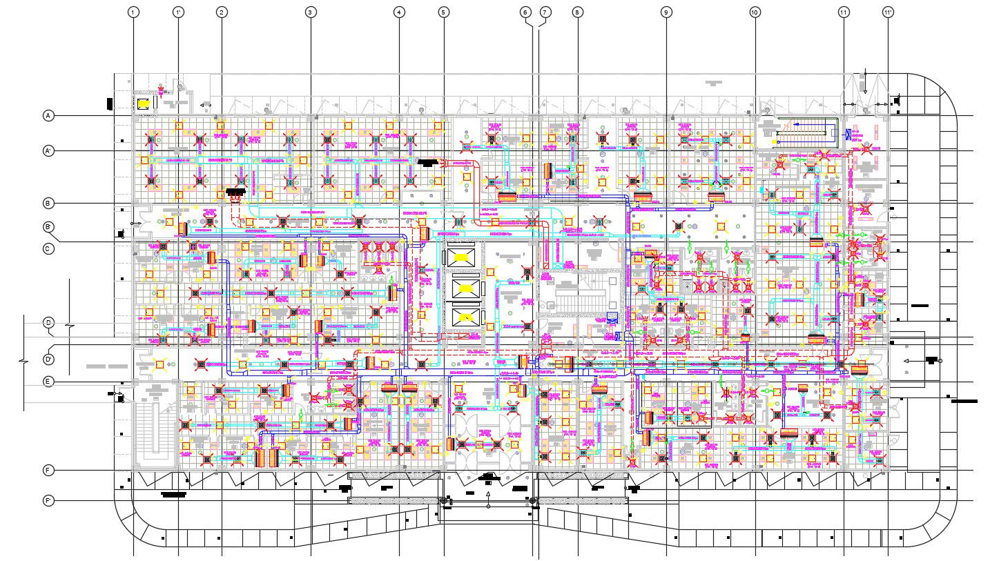 Download Hospital Building Floor Layout CAD Plan