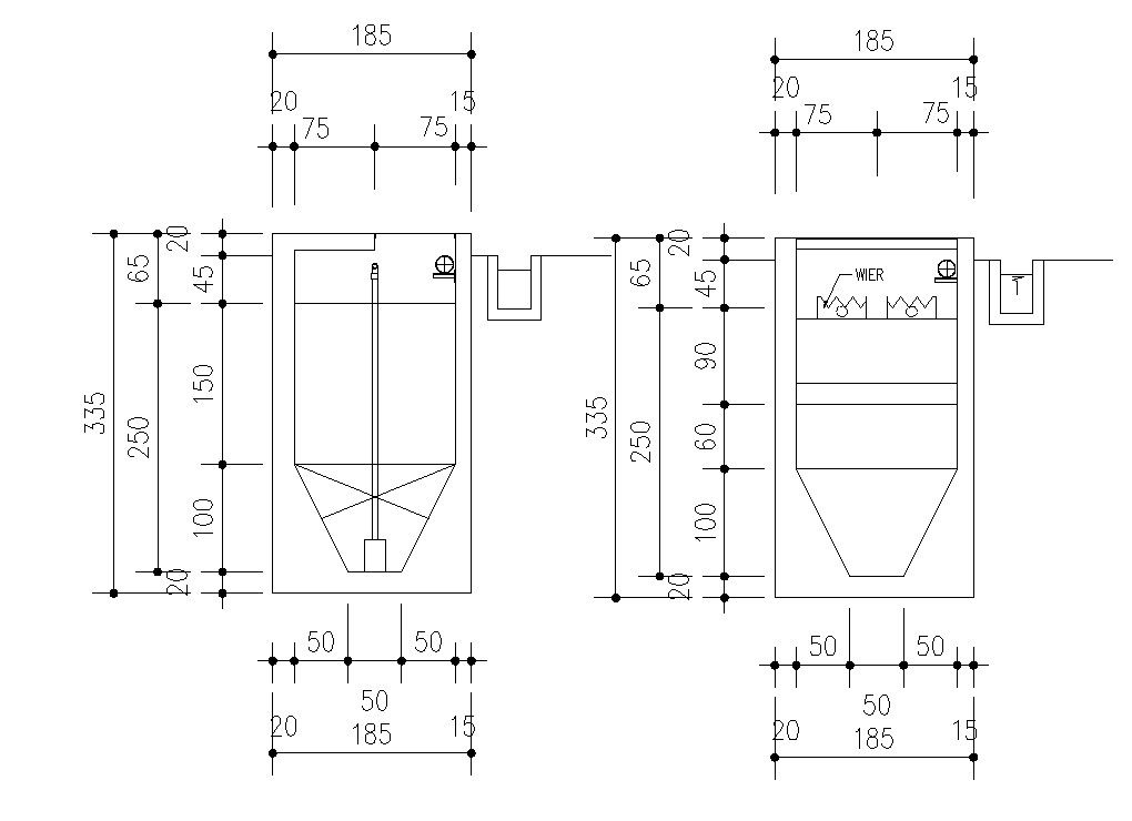 Download Pond Water Purification CL Machine AutoCAD File