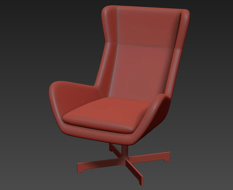 Download Rest Chair With Rendered In 3D MAX File