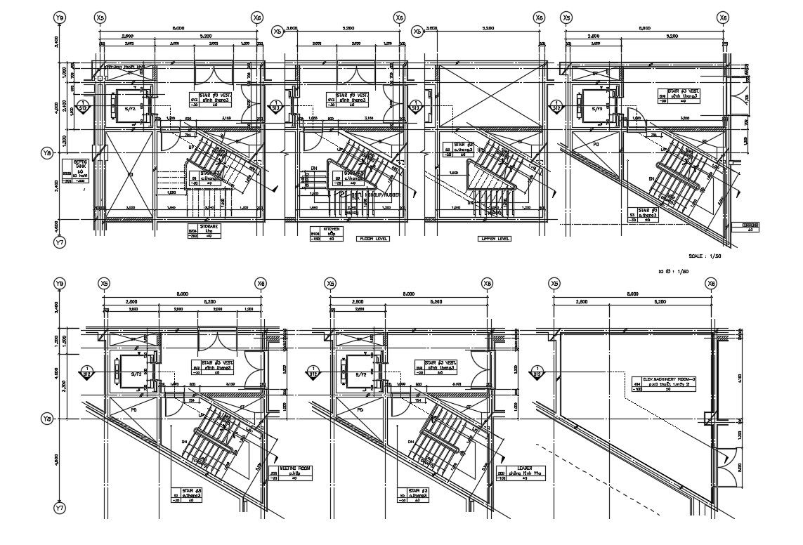Download Staircase Design Plan CAD File