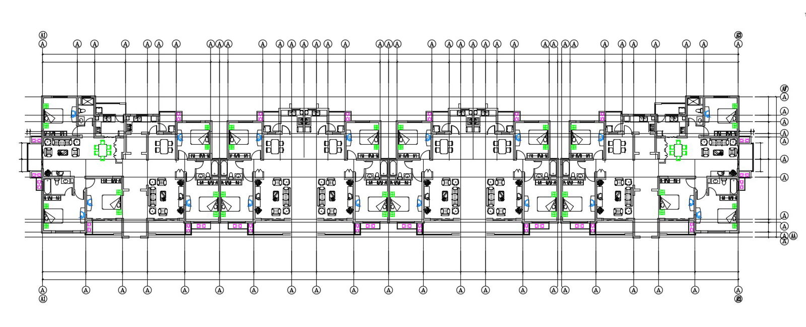 Download The Apartment Floor Plans With Furniture Layout Autocad File