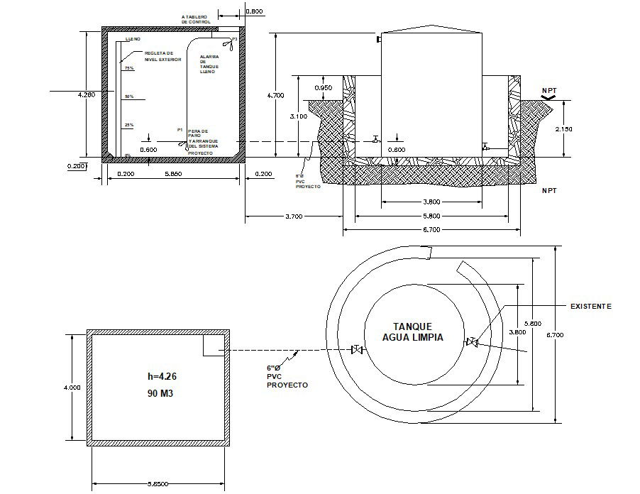 Download Water Tank Design CAD file