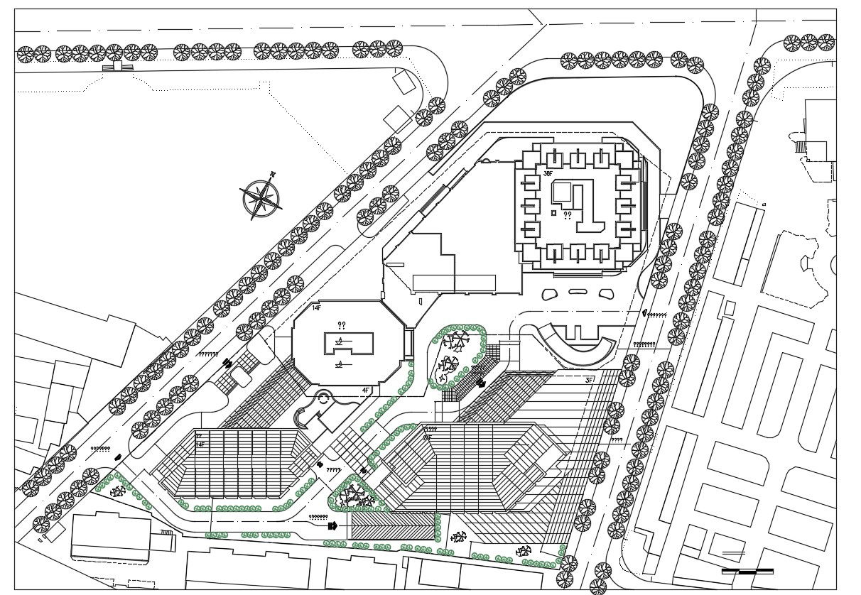 Download commercial Area Key Plan DWG File