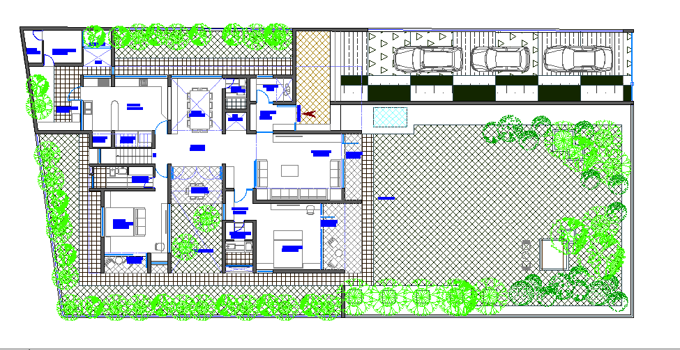 Download Free 20x18 Meter Single Storey House Layout