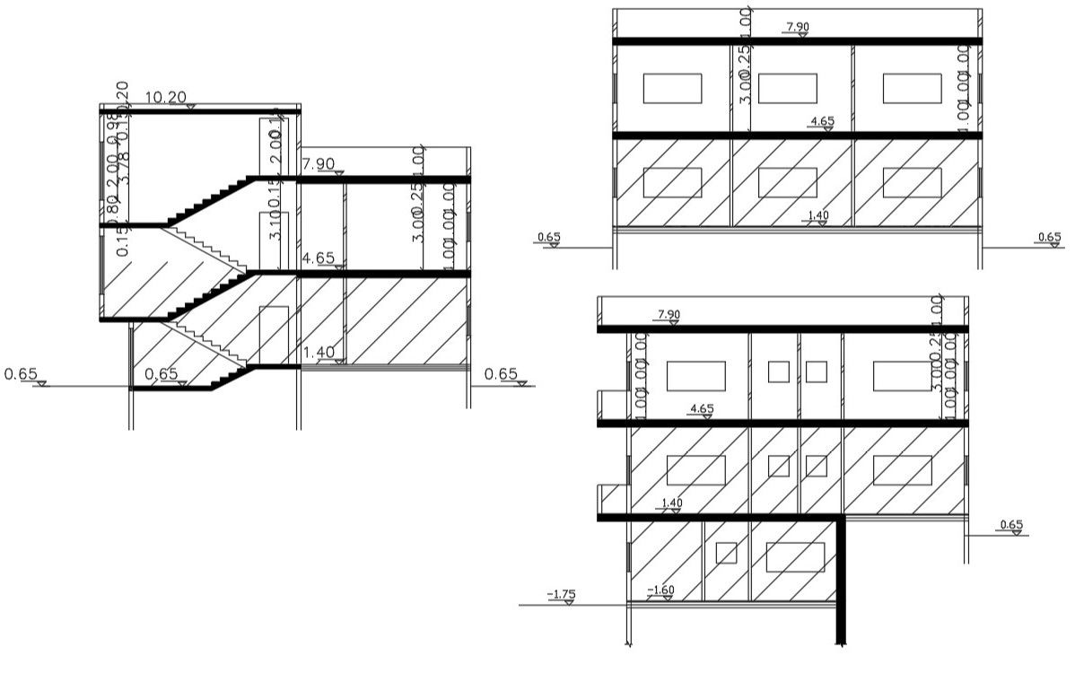 Download House Section Drawing DWG File