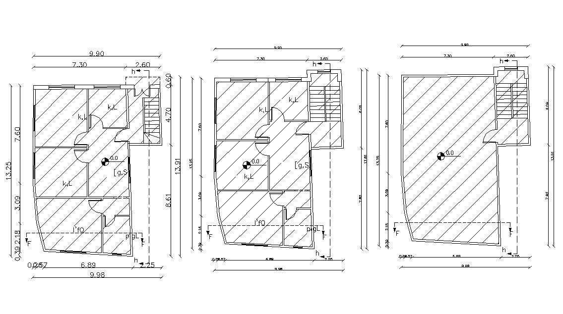 Download Residential Floor Plans With Working Drawing DWG File