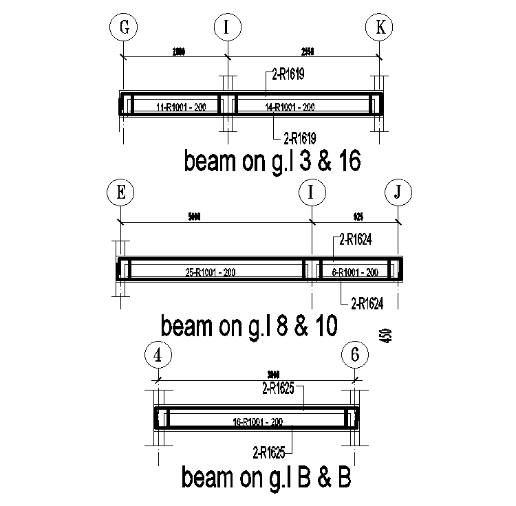 Download nowAutocad 2D model has the section view of the beams.
