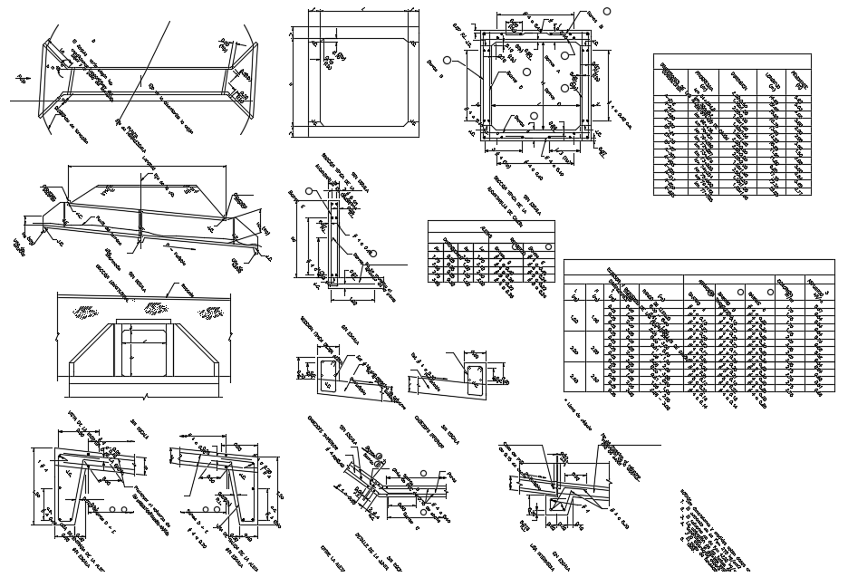 Drain water line sewers with view of plan and section view with detail dwg file